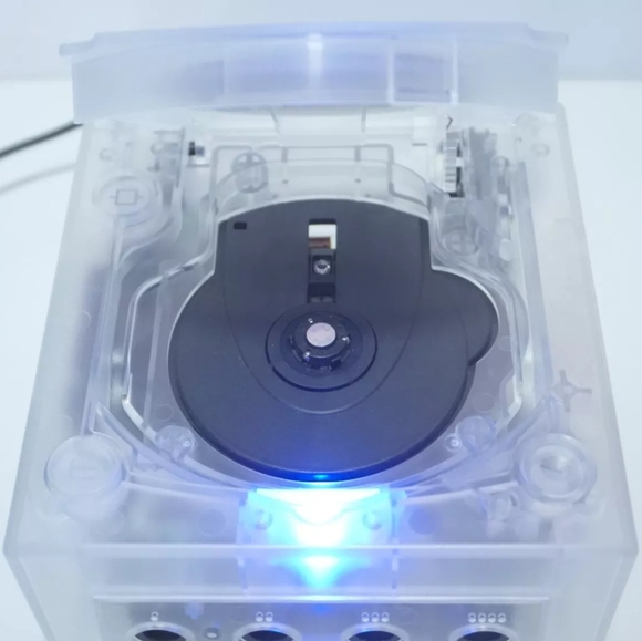Transparent Clear Nintendo GameCube Console DOL-001 (USA) with OEM Controller - Picture 3 of 11